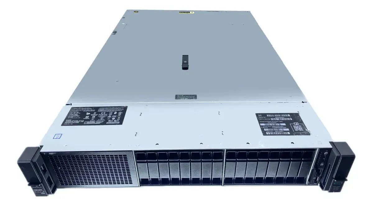 Servidor Hpe Proliant Dl 380 Gen10 Intel 2 Xeon Gold 6138 20-core 64gb Ddr4 Rdim Controladora Onboard 2 Fontes Reduntantes 500w Ac