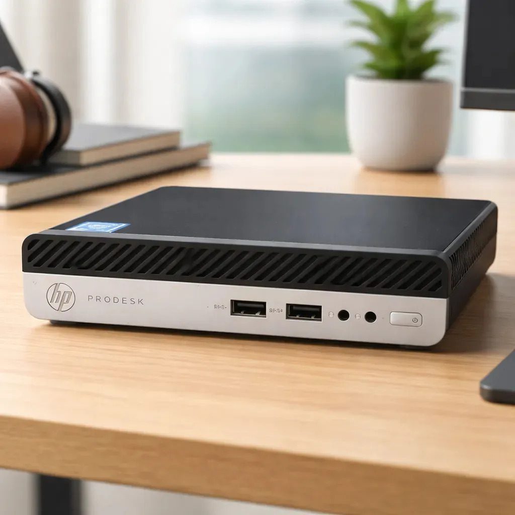 HP Mini 400 G3 Windows8 GB256 GBPretoCore i5Intel6500TintelOnboardUHDPro - (Recondicionado) - Imagem 3