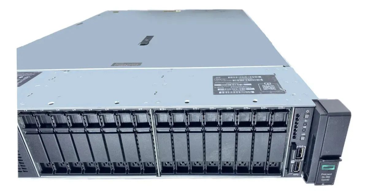 Servidor Hpe Proliant Dl 380 Gen10 Intel 2 Xeon Gold 6138 20-core 64gb Ddr4 Rdim Controladora Onboard 2 Fontes Reduntantes 500w Ac - Imagem 3