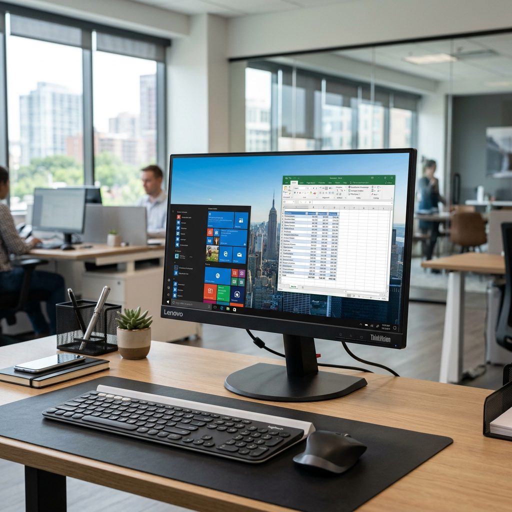 Monitor Lenovo Tft 19.5 Polegadas Thinkvision E2002ba Preto - Excelente (Recondicionado) - Imagem 9